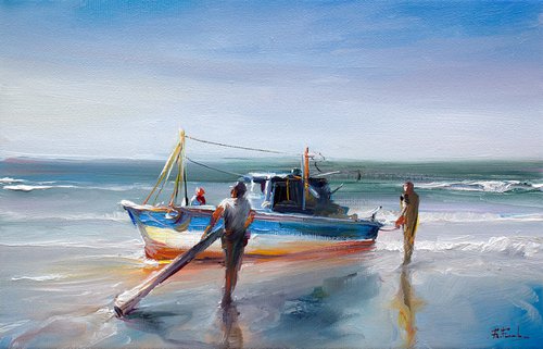 Fishermen’s Morning by Bozhena Fuchs