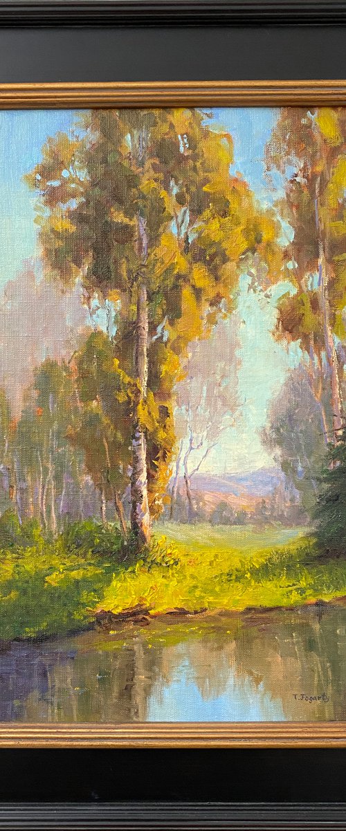 Late Light Summer Landscape by Tatyana Fogarty