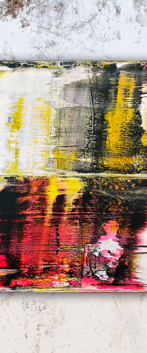 "Sexy Beast" - Original PMS Abstract Acrylic Painting On Canvas - 16" x 20" by Preston M. Smith (PMS)