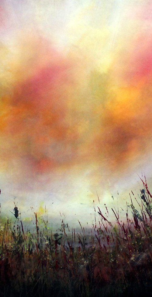 Might & Magic  - Large original abstract painting by Cecilia Frigati