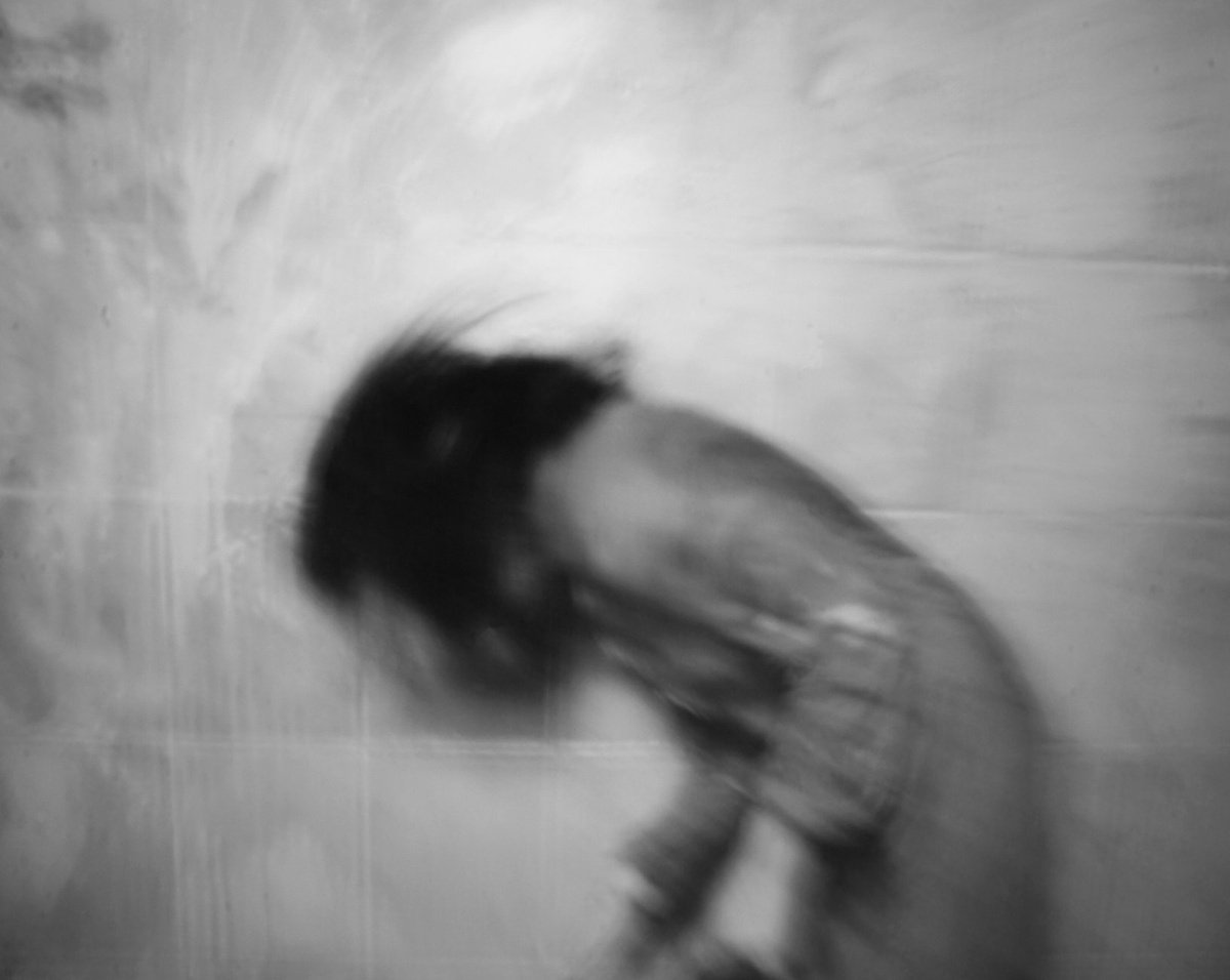 Impressionistic Portrait Photograph By Philippe Berthier, 25 X 20", En Apesanteur......, Original Artwork