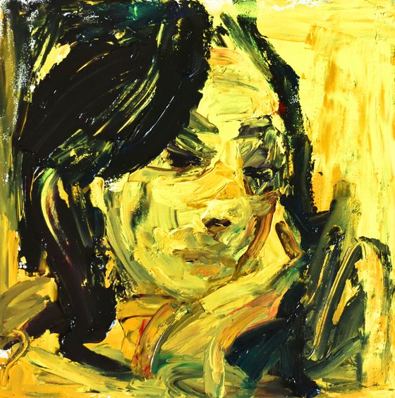 Portrait in yellow
