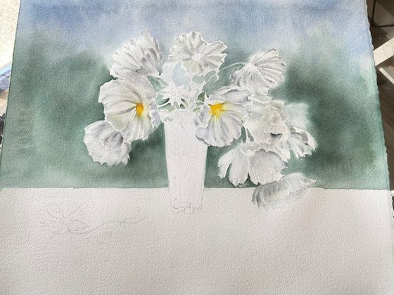 White cosmos