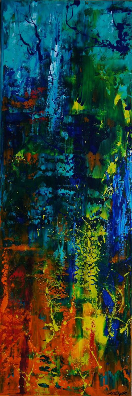 Carnival II (40 x 120 cm) (16 x 48 inches) XL vertical