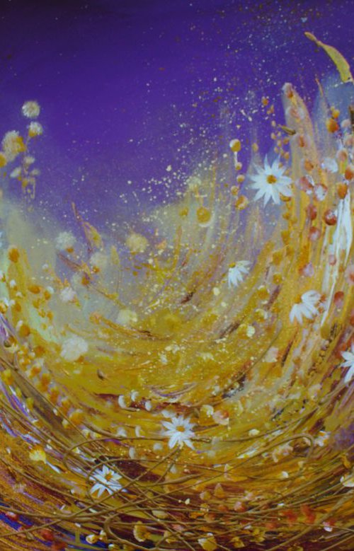 Natures golden jewelled path by Emma Sian Pritchard