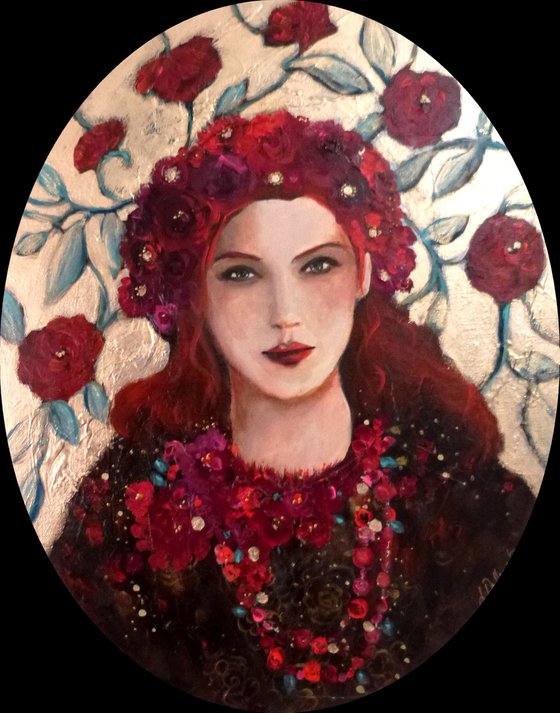 Lili Patchouli 50x40cm oval.