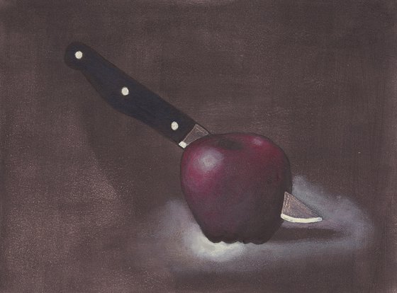 Knife In Apple