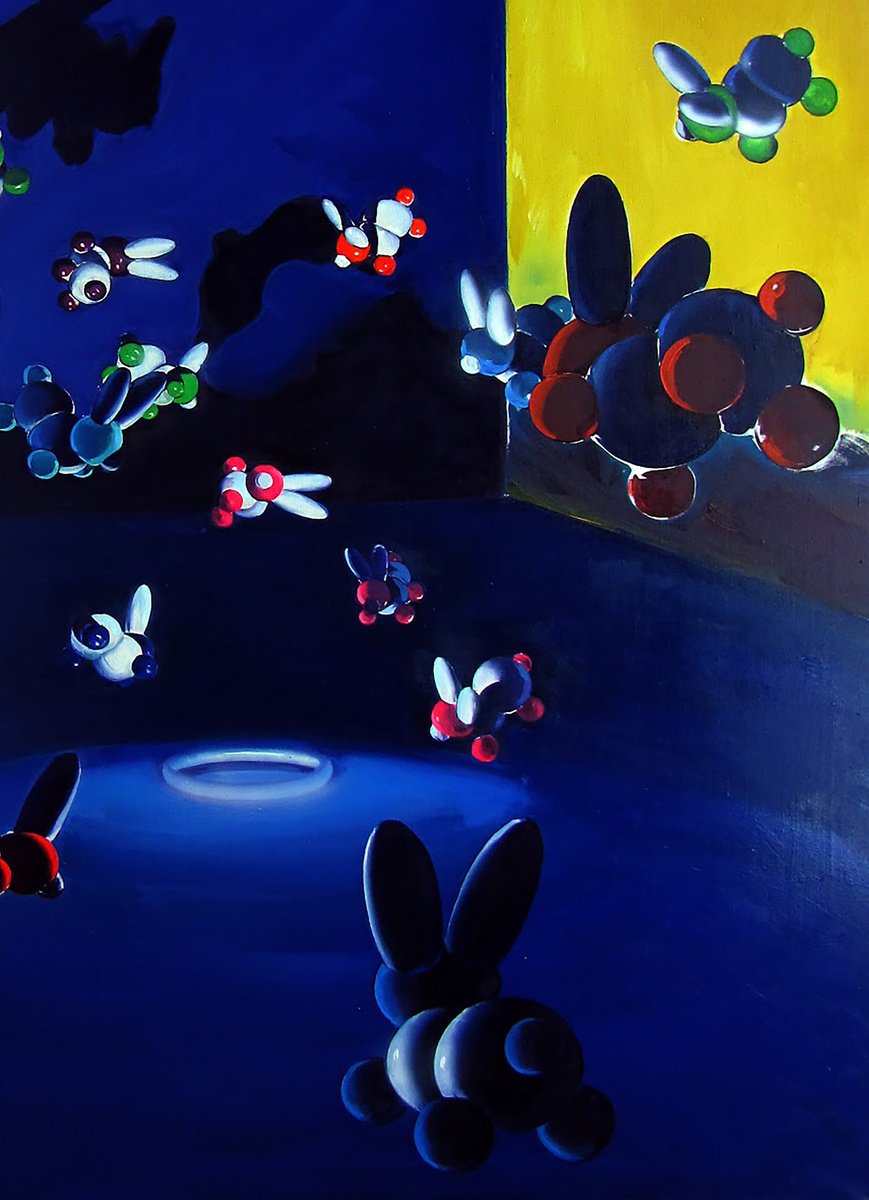 Urban And Pop Abstract Giclee Print By Igor Konovalov, 20 X 28, Vacant Position, Original Artwork