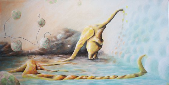 Wall of Bubbles and Floppy Elephants