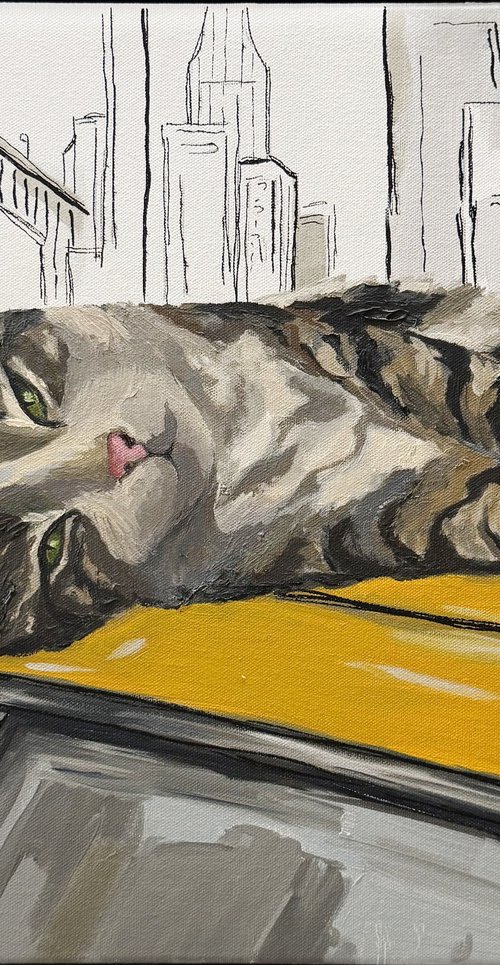 Cat In The City by VICTO