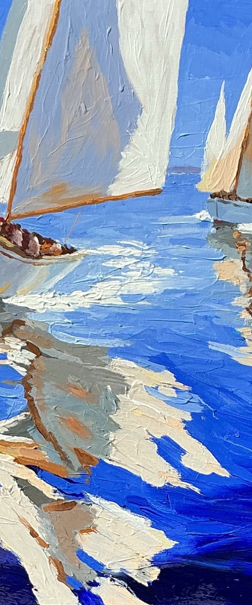 Blue, Reflets, Lumière by Daniel Murgatroyd