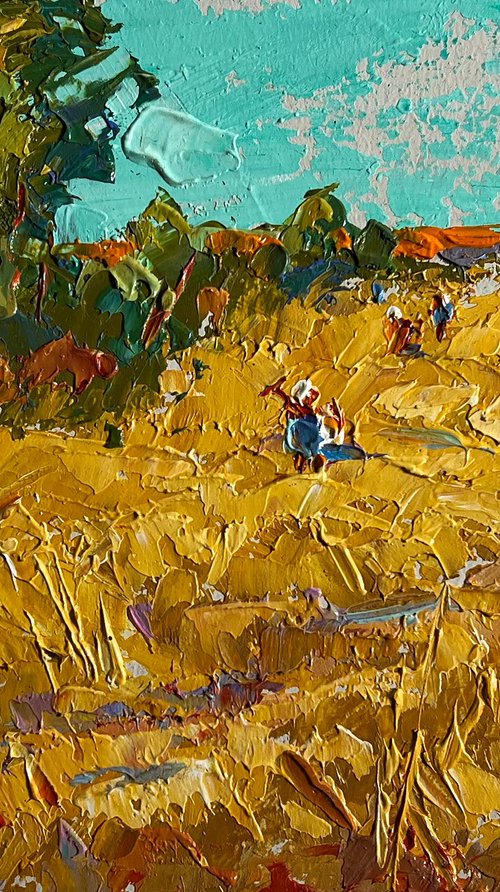 Sunny day in the field by Kalenyuk Alex