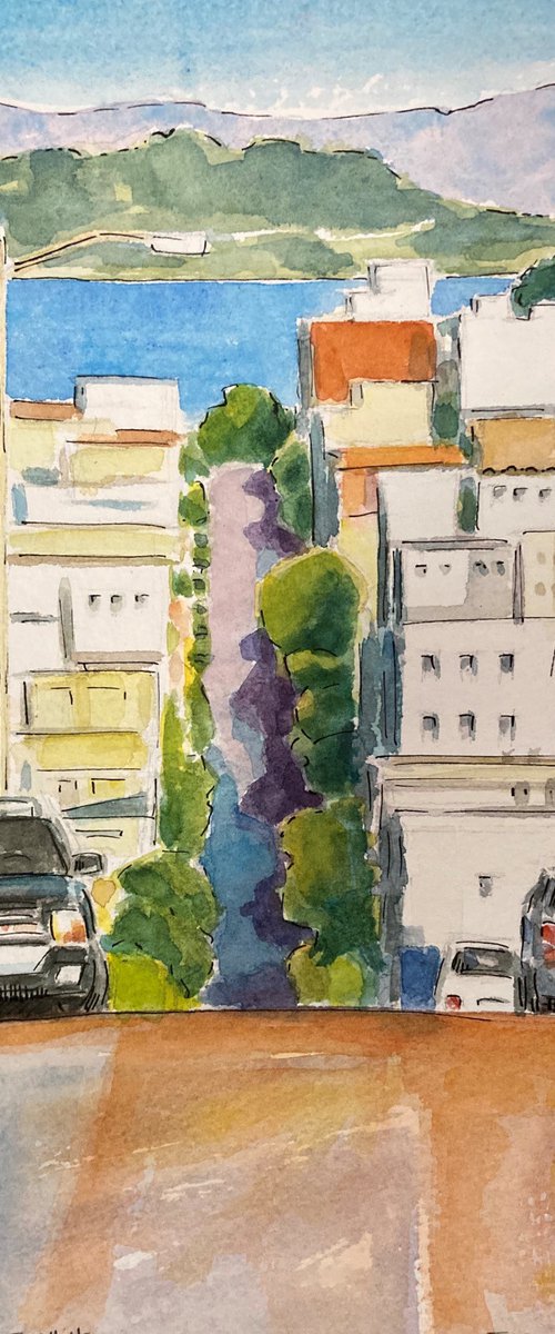 Over the Hill, San Francisco by Jimmy Leslie