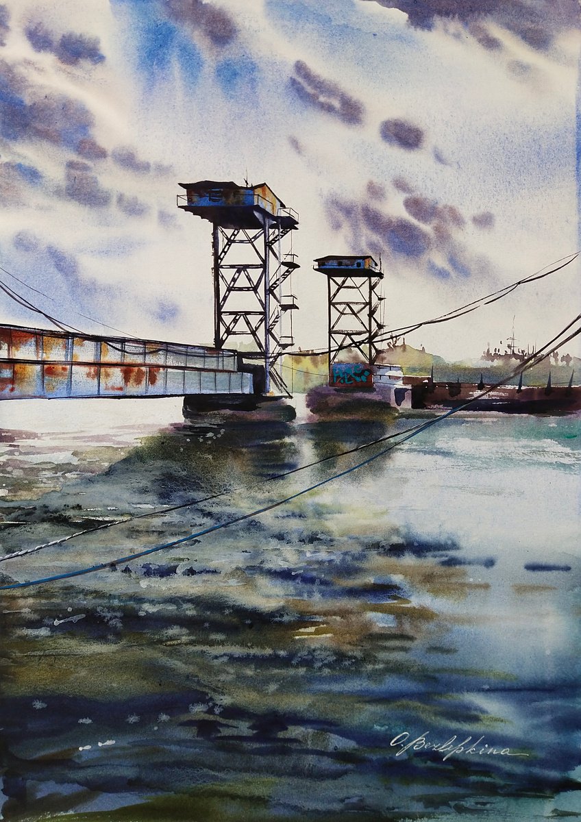 Railway bridge by Olga Bezlepkina