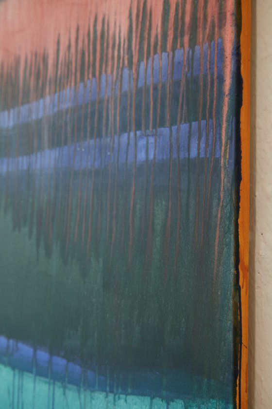 Hold Onto The Feeling / Red Grey Turquoise