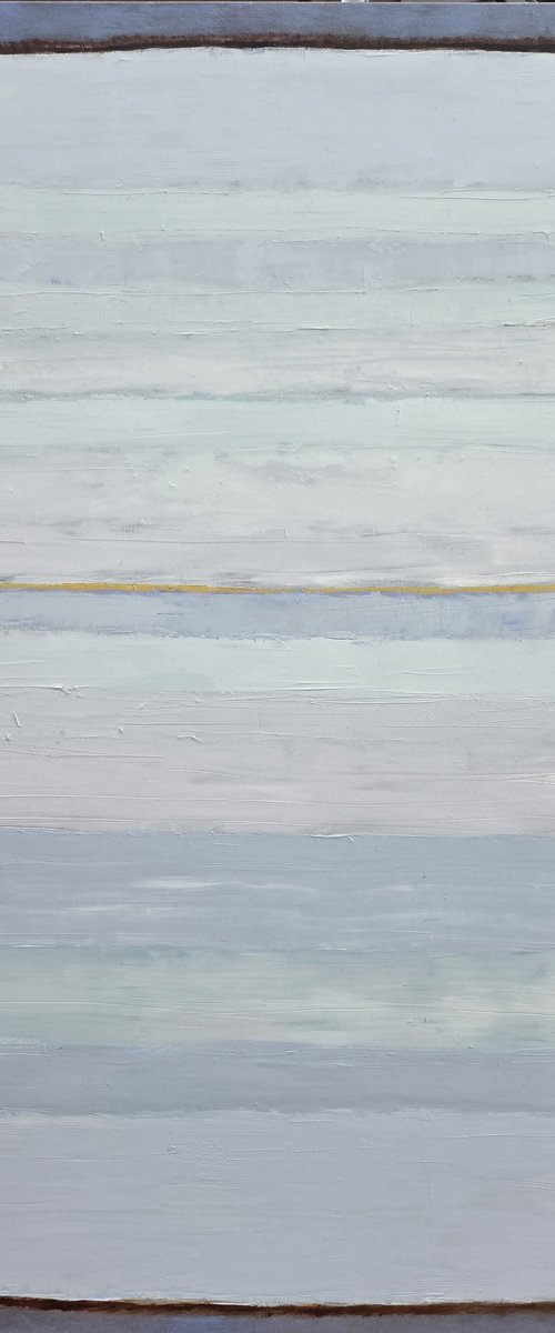 Cool white painting by Stacy Neasham