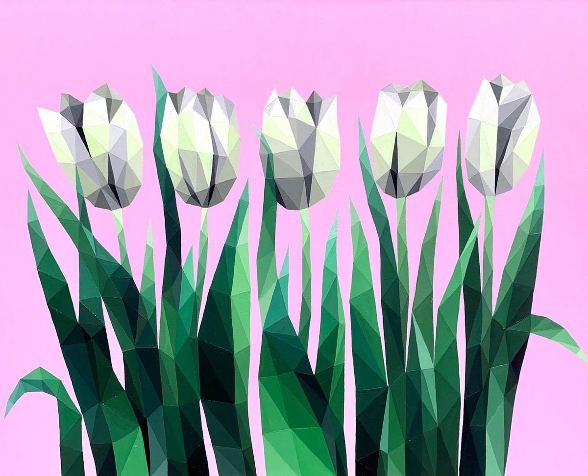 SPRING TULIPS by Maria Tuzhilkina