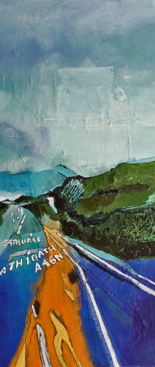 Motorway Junction to Bath by Irene Wilkes