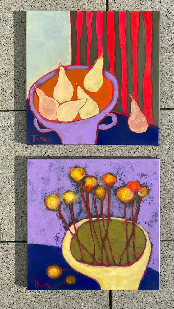 A bouquet of dandelions.