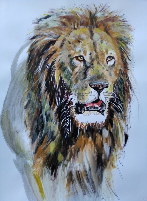 Lion by Soso Kumsiashvili