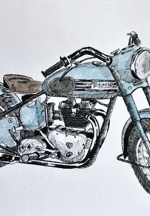 1953 TRIUMPH  SPEED TWIN by Laurence Wheeler
