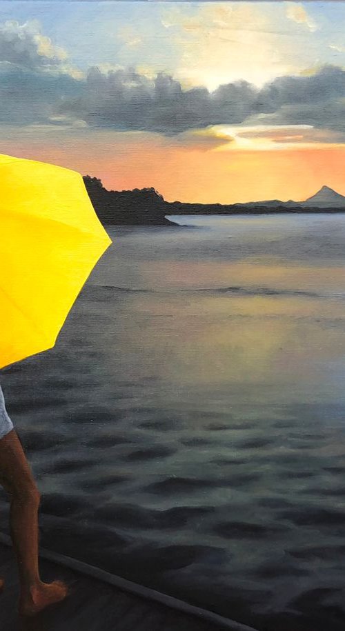 When Sunset Paints Us Gold by Trisha  Lambi