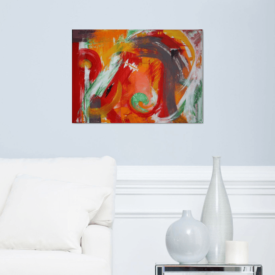 Abstraction. Color Game / Original Painting