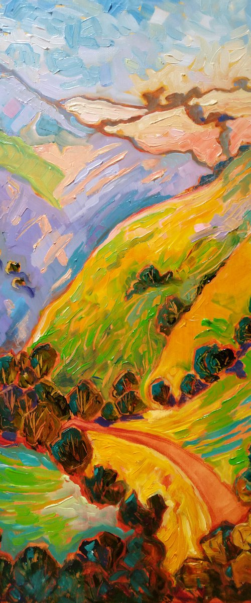 Sweeping Landscape - Derbyshire by Mary Kemp