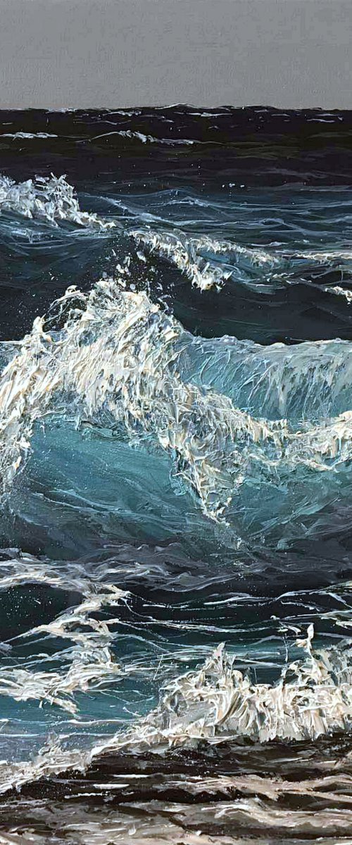 Blue Waves by Elena Adele Dmitrenko