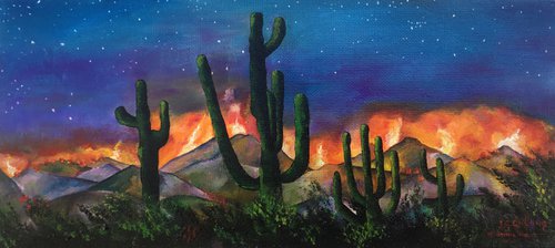 Fires in the night by Jg Wilson