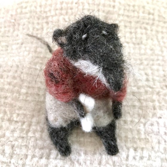 Felted wool Architect shrew