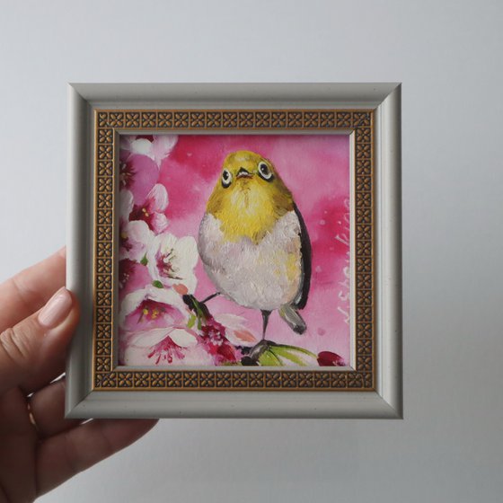 Yellow Bird, Small Painting