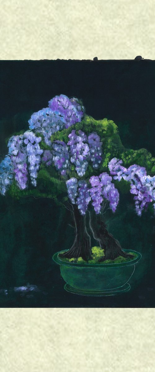 Bonsai Wisteria by Kira K. Sadian