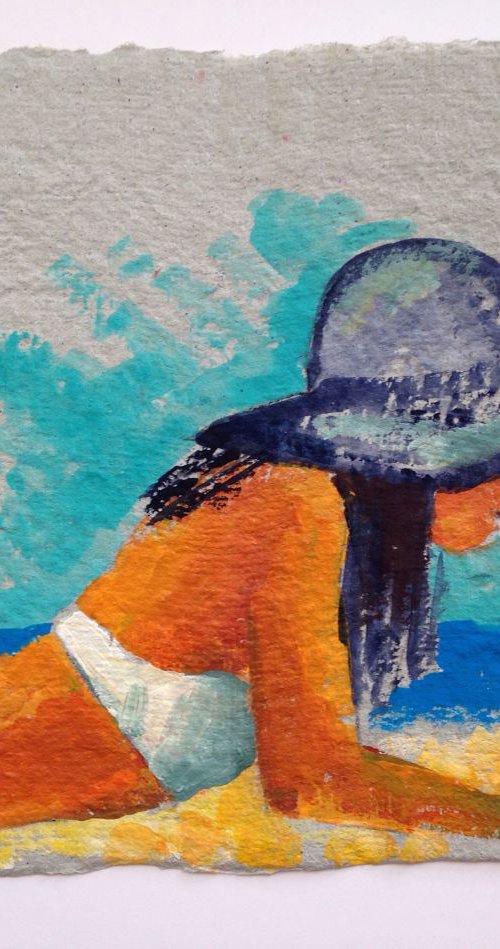 On the beach by Olga Pascari