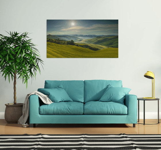 Harmony of Light - Sunrise in Tuscany - Landscape Art Photo