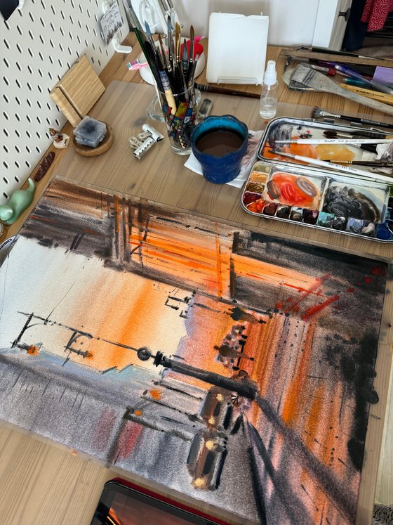 Orange sunset