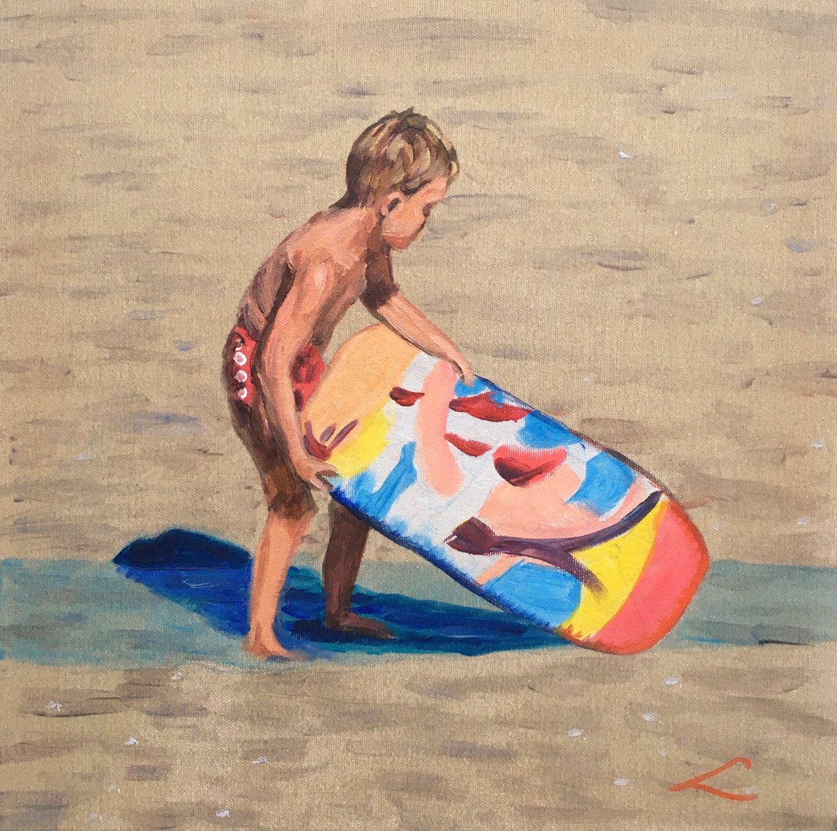 Low Tide 5 By Elena Sokolova, 16 X 16, Artwork For Sale On Artfinder