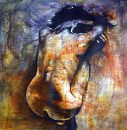 Kneeling Nude by Anthony Barrow BA(Hons) Fine Art