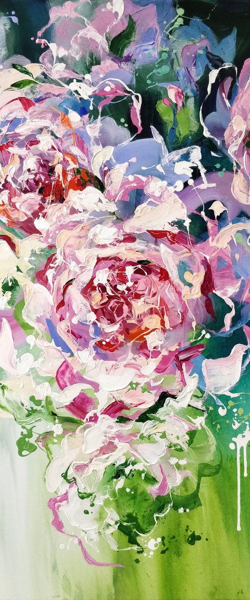 WARM DAY | 100 x 120 cm by Anna Cher