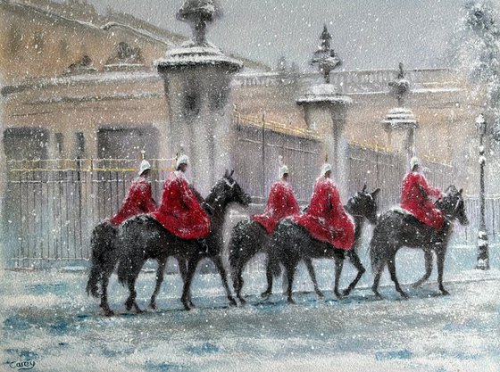 Household Cavalry, in all weathers