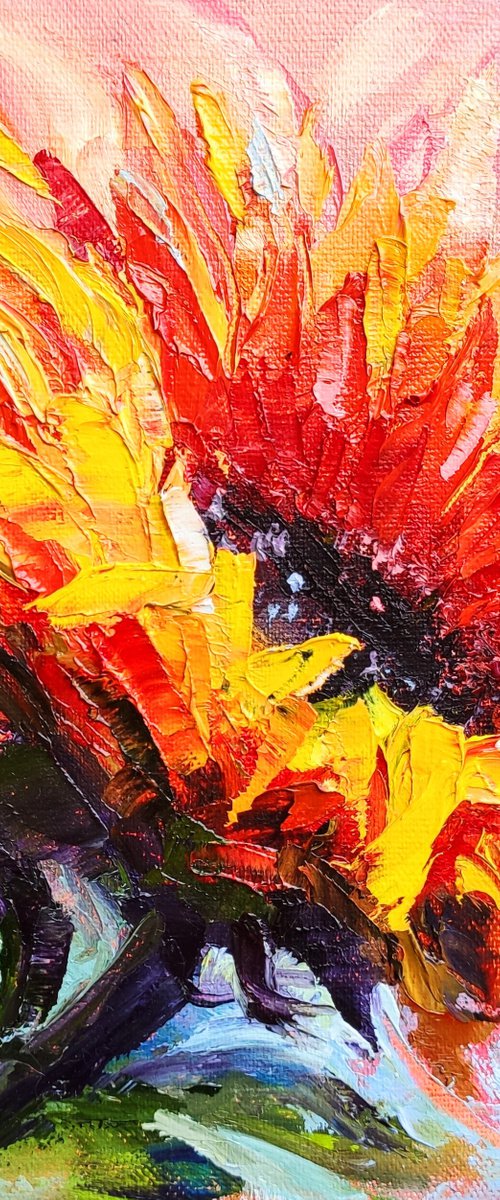 Summer Sunflower by Anastasia Art Line