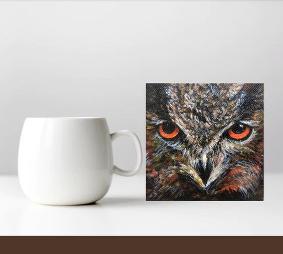 Set of two- Peacock and Owl