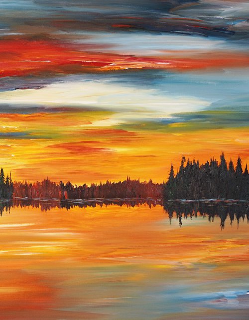 Romantic Sundown L 2 by Peter Nottrott