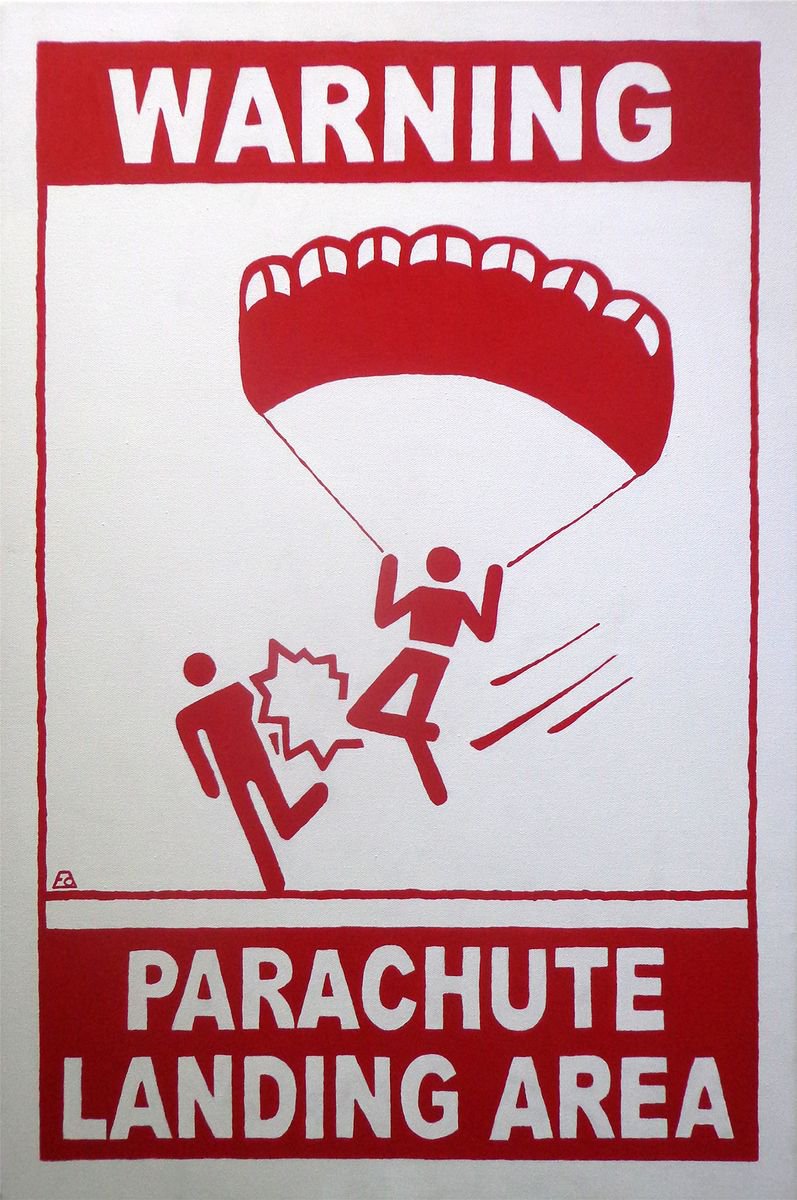 Parachute Landing Area by Ed Schimmel