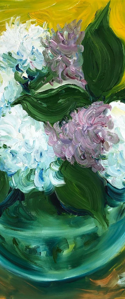 Peonies in a Vase by Bill Stone