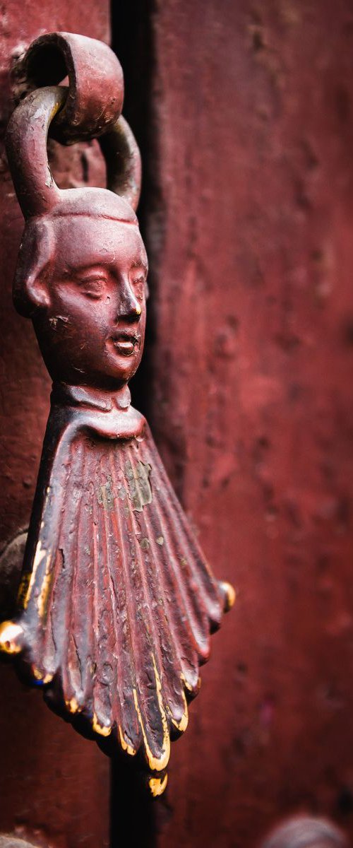 Red Door Knocker by Tom Hanslien