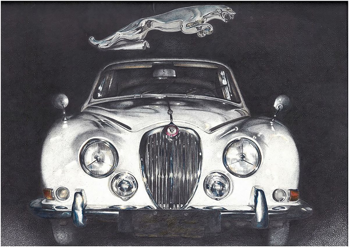 The white Jaguar by Nicky Chiarello