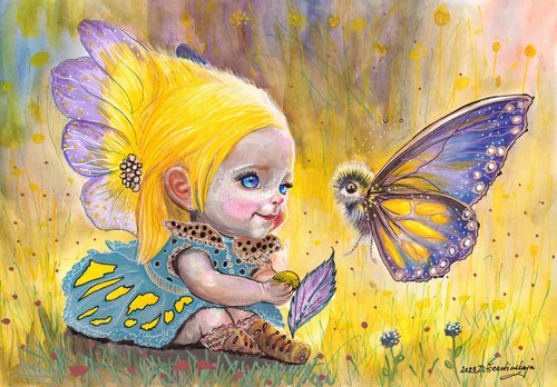 Lemon Fairy by Danguole Serstinskaja
