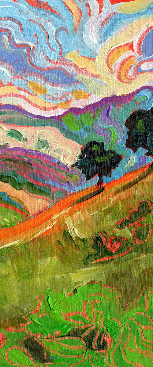 Hope Valley Morning - English Landscape by Mary Kemp
