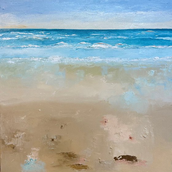 Low Tide and Wet Sand reflecting the sky